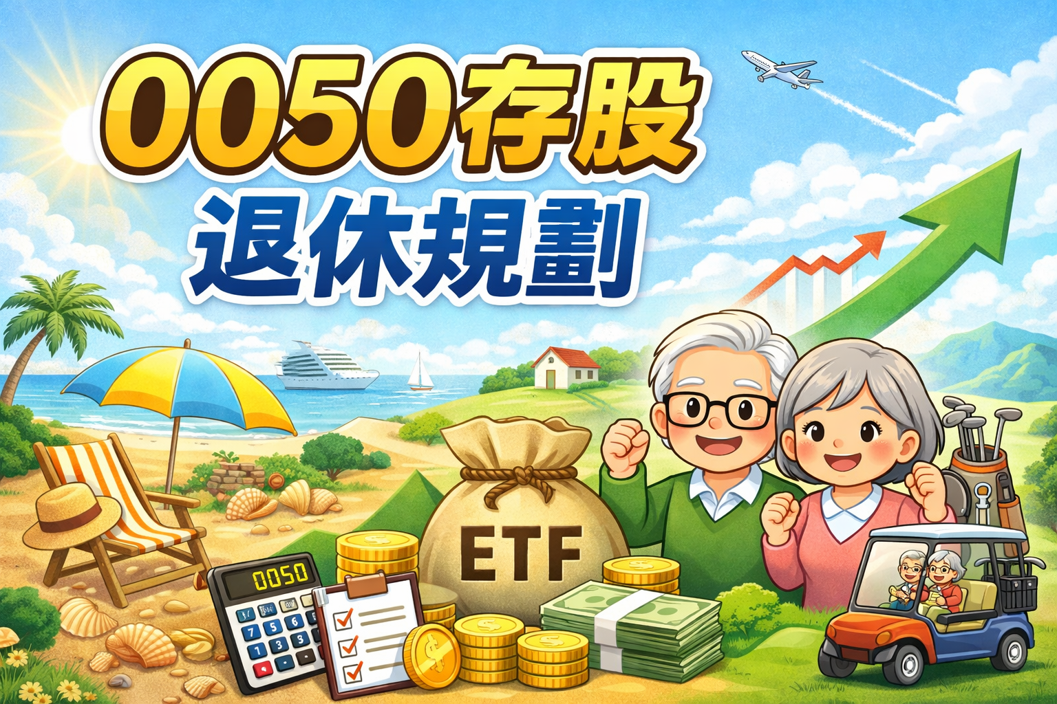 0050存股退休試算